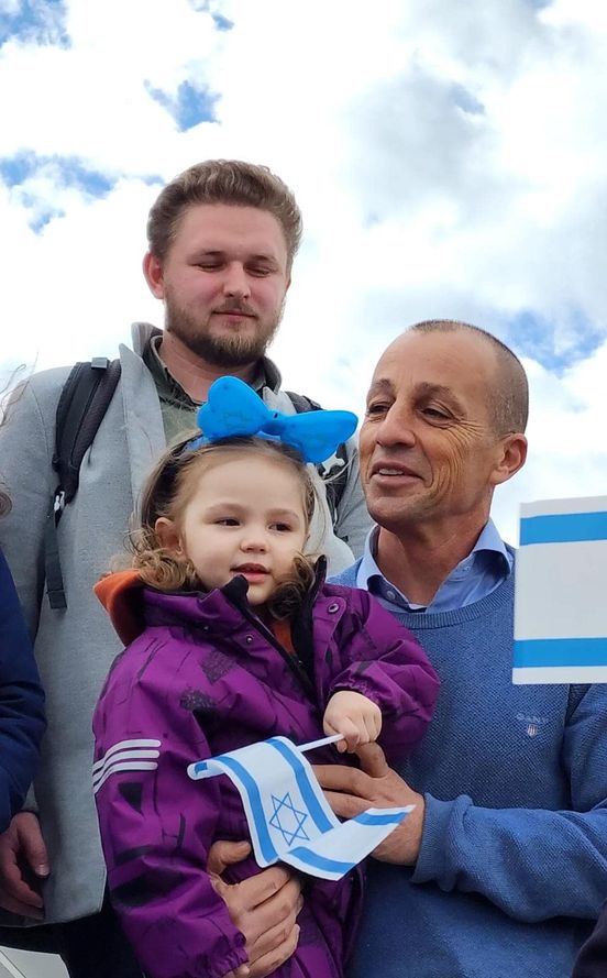 קבלת פנים לעולים מאוקראינה בנתבג קבלת פנים לעולים מאוקראינה בנתבג