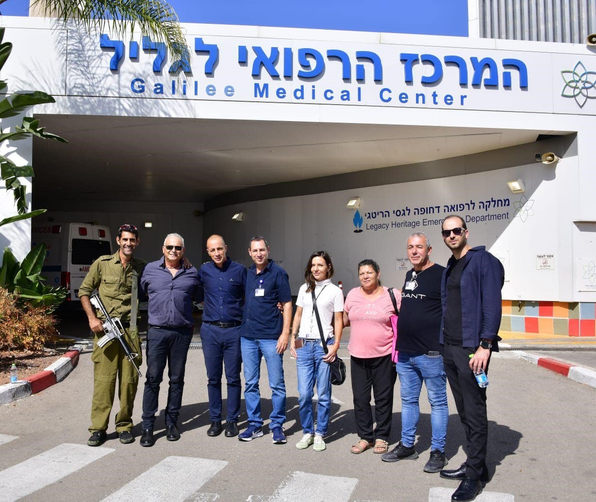 ביקור במרכז הרפואי לגליל ביקור במרכז הרפואי לגליל